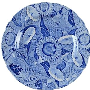 Spode Sunflower Plate Blue Collection